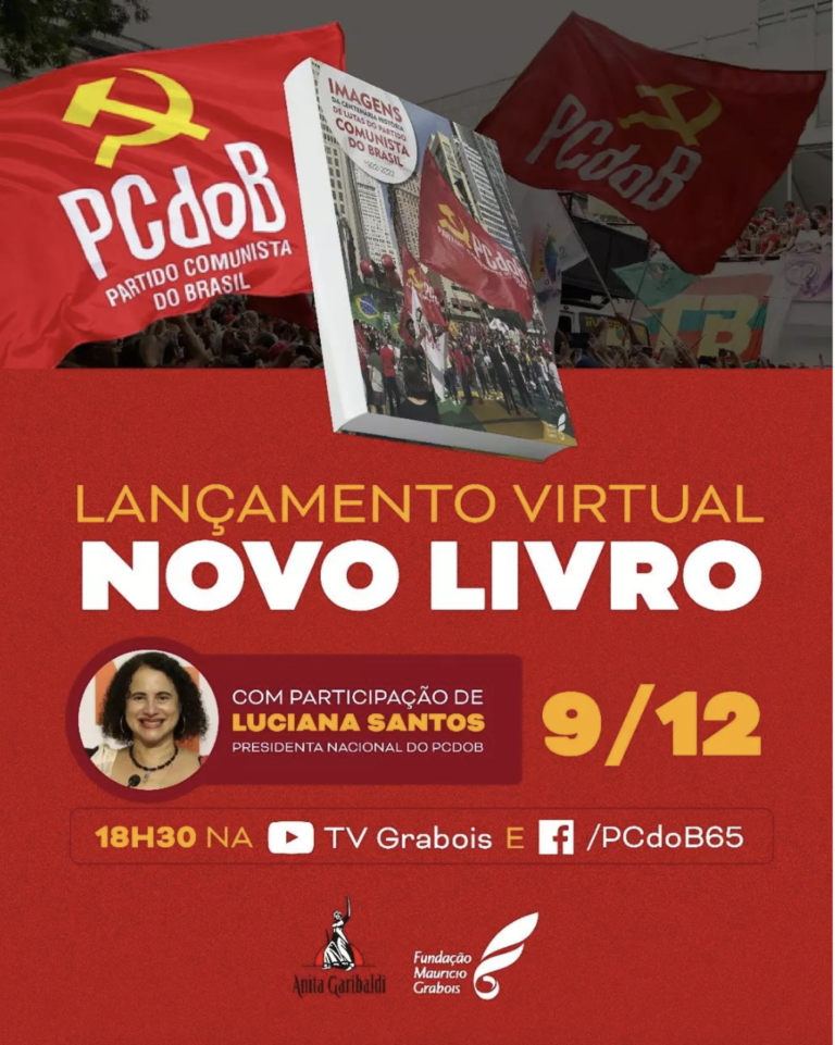 PCdoB chega aos 100 anos com novas metas para 2022, revela