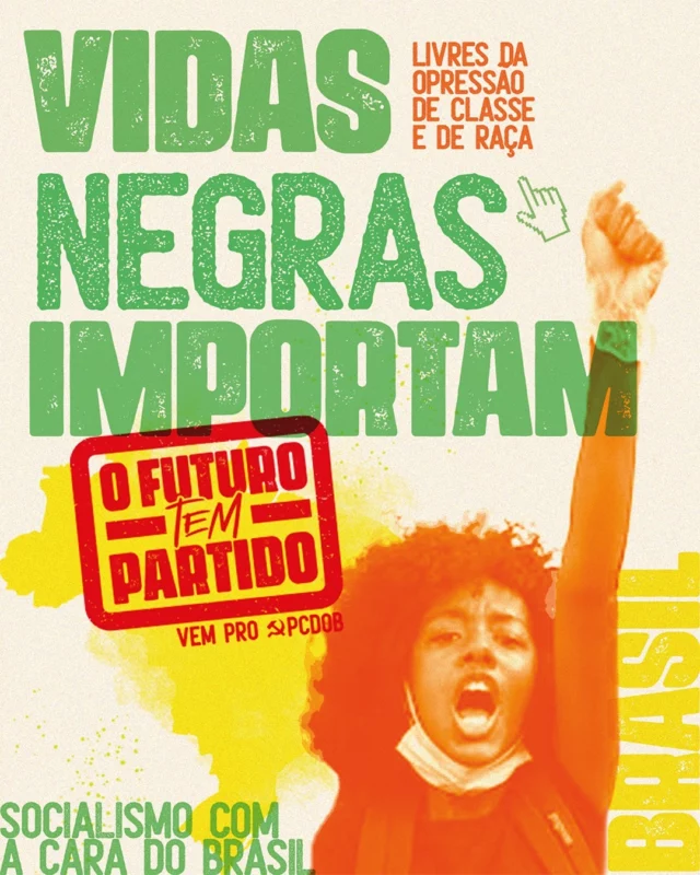 Vidas Negras Importam! Por um Brasil sem racismo, com justiça e igualdade. O futuro tem partido! Filie-se ao PCdoB!

OFuturoTemPartido #PCdoB #VidasNegrasImportam