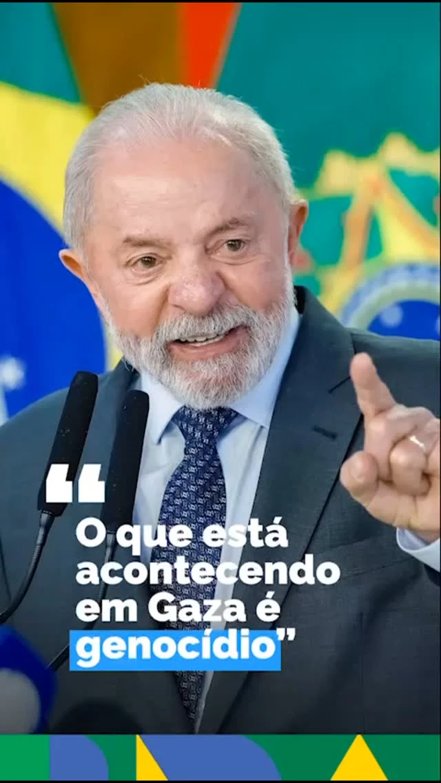 O presidente Lula não deixa dúvida quanto à sua enfática condenação aos crimes do estado de Israel contra o povo palestino e reafirma sua posição em defesa da criação do Estado da Palestina.